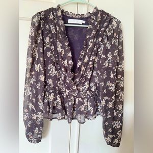 End 05/15/2023,  Floral Chiffon Top